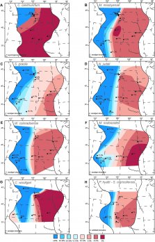 Figure from paper showing maps of oxygenation in Western Interior Seaway